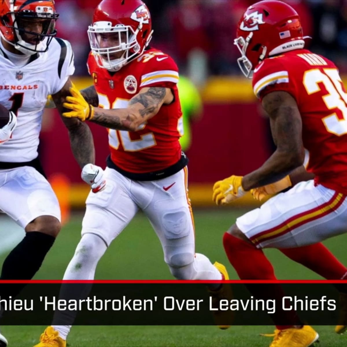 Tyrann Mathieu 'heartbroken' over leaving Chiefs after three seasons in Kansas  City