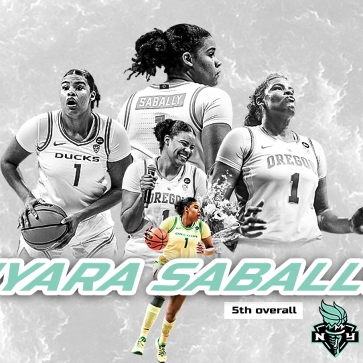 Liberty select Oregon's Nyara Sabally with 5th pick in WNBA draft