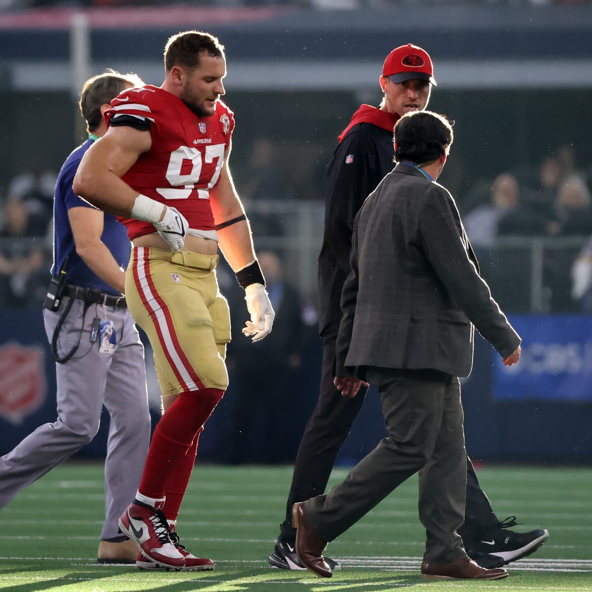 49ers DE Nick Bosa feels 'weight off' shoulders with new extension