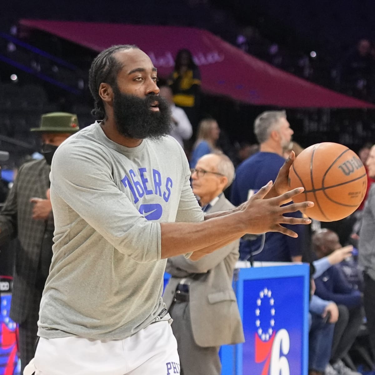 The Sixers consider James Harden's hamstring recovery 'a work in progress