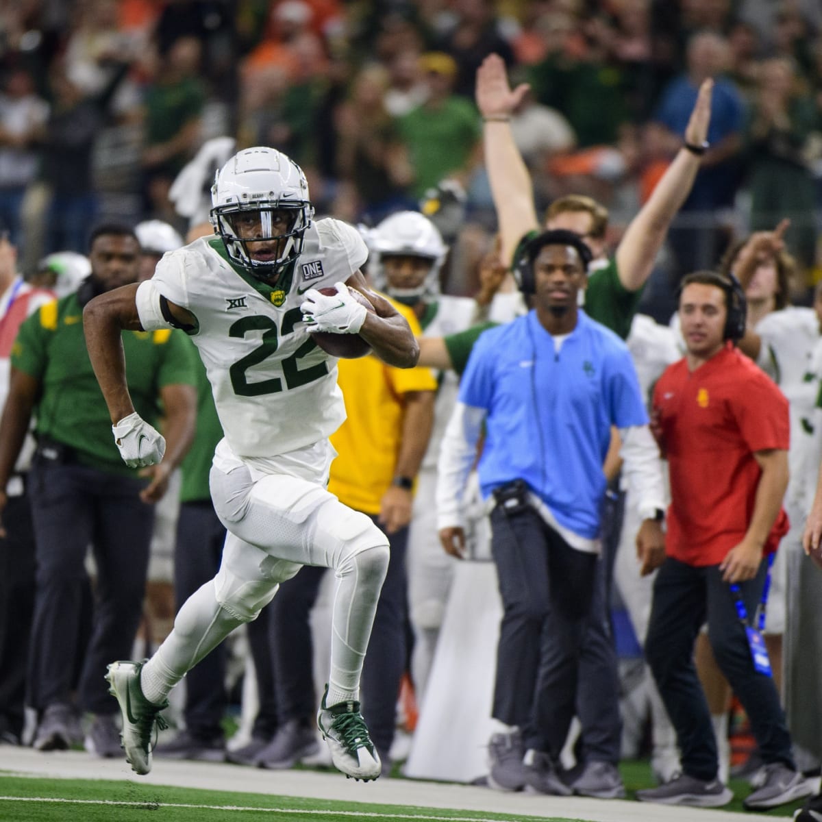 S JT Woods (Baylor) Runs a 4.36 40-Yard Dash at the 2022 Combine