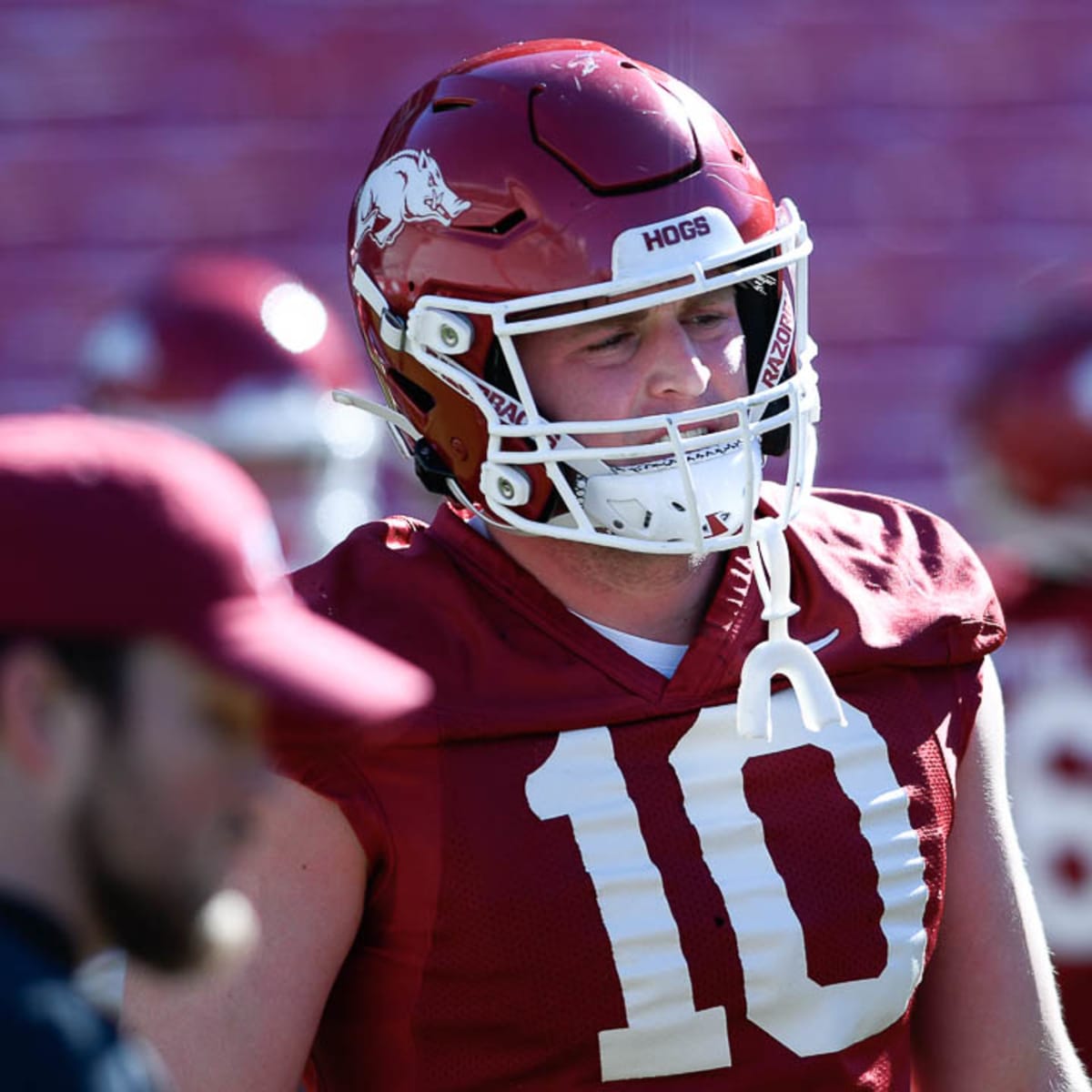 Former Arkansas linebacker Bumper Pool back to 100% healthy with