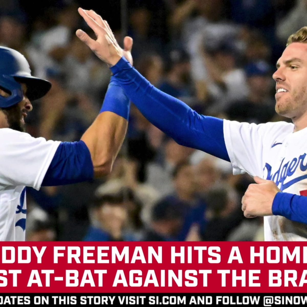Dodgers Freddie Freeman home run vs Braves shows he belongs in LA - Sports  Illustrated