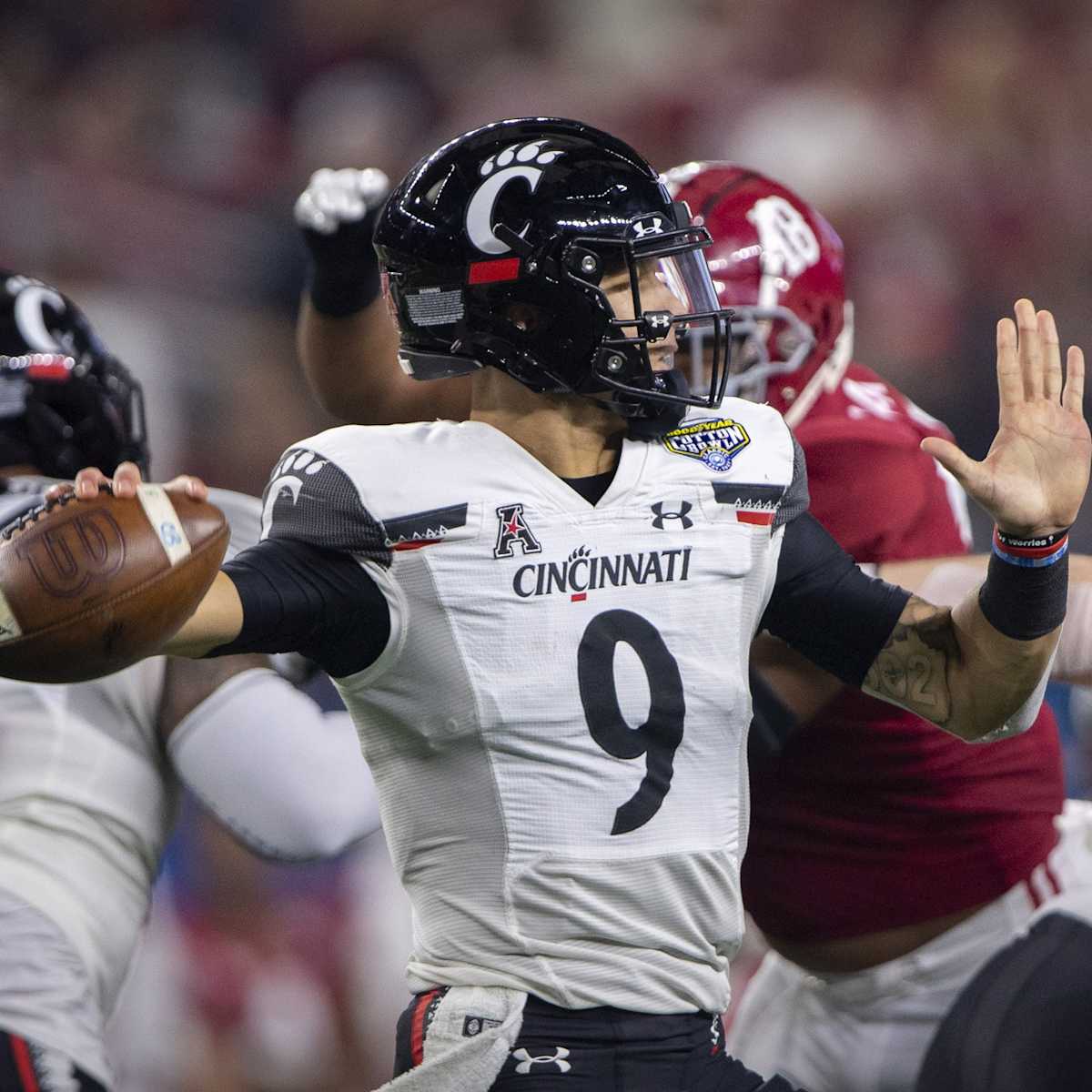 PHOTOS: Desmond Ridder works out at Cincinnati pro day