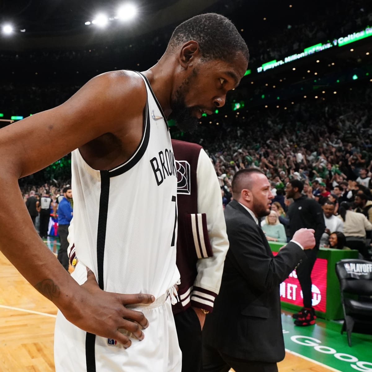 Brooklyn Nets' Kevin Durant struggles again from field as Boston Celtics  take 2-0 lead - ABC7 New York