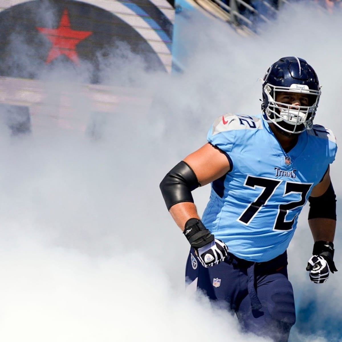 Buffalo Bills offensive tackle David Quessenberry during pre-game warmups  before an NFL football game against the Kansas City Chiefs, Sunday, Oct. 16,  2022 in Kansas City, Mo. (AP Photo/Reed Hoffmann Stock Photo 