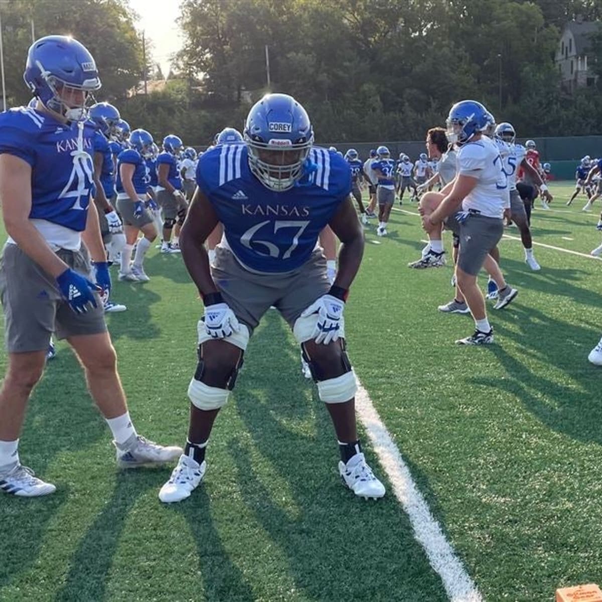 Detroit Lions offensive tackle Corey Robinson is shown during the