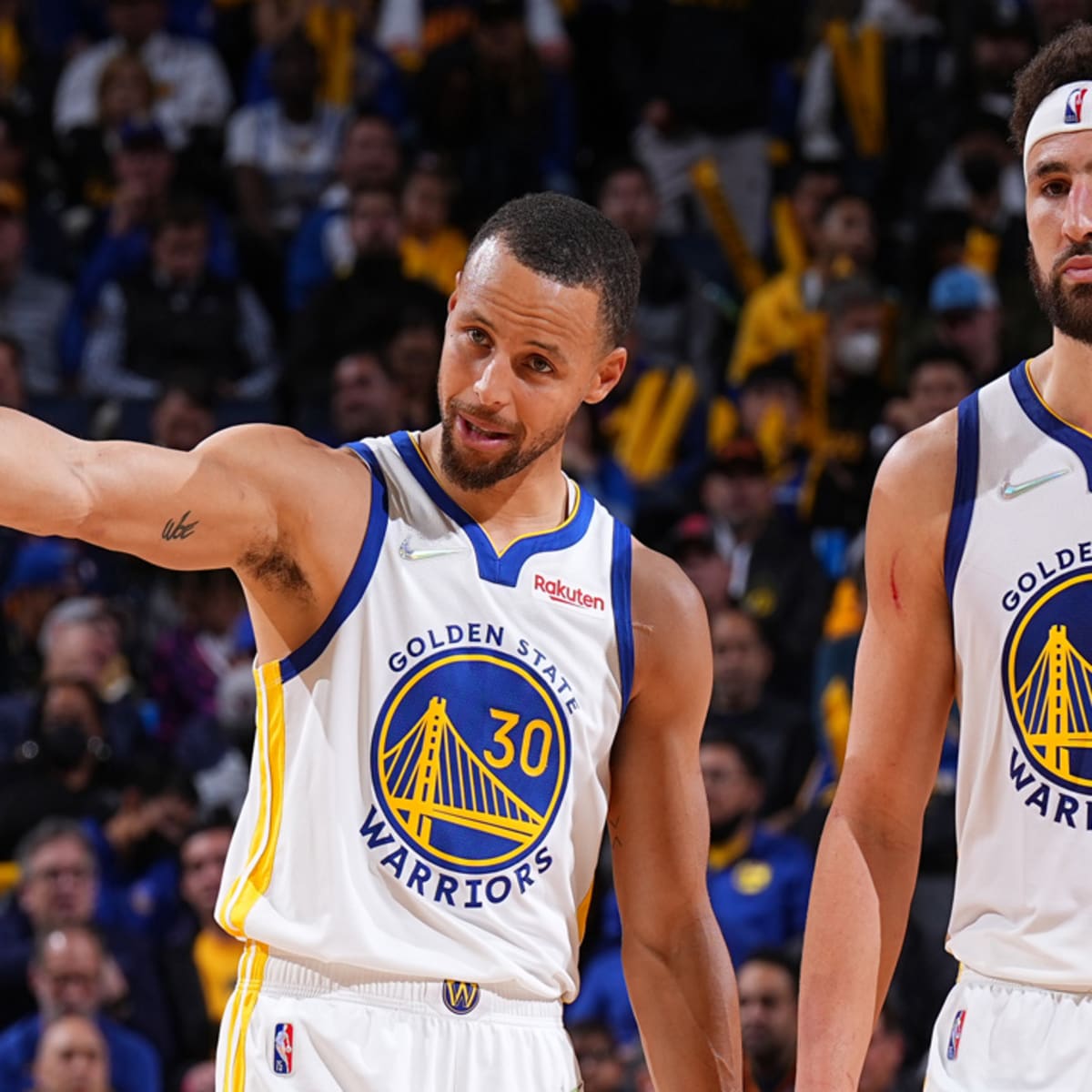 WarriorsMuse on X: The lineup of Stephen Curry, Klay Thompson