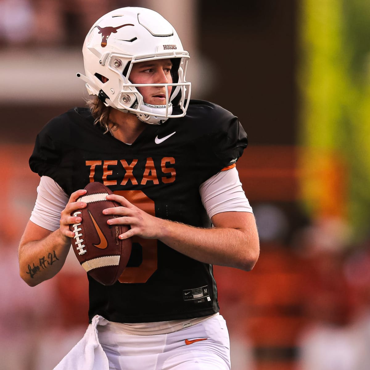 College Football CFB DFS Playbook & Core Plays - Week 8 Saturday Early:  Quinn Ewers Stars for Texas