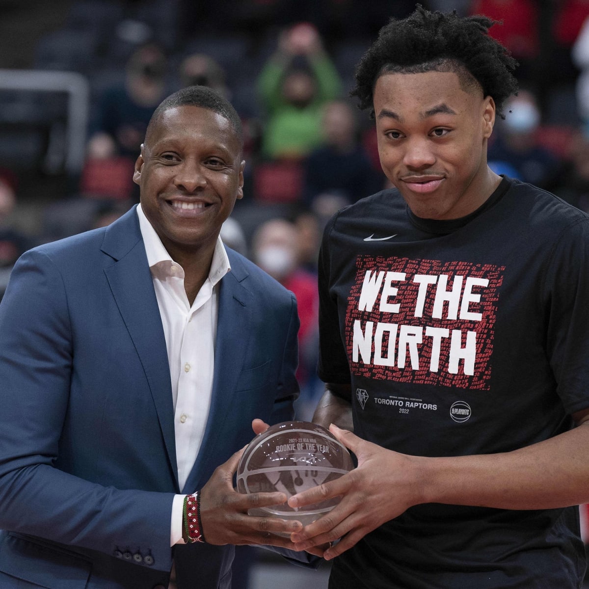 He gets inspired by inspiring others': Toronto Raptors rookie Scottie Barnes  is the gift that keeps on giving - The Athletic