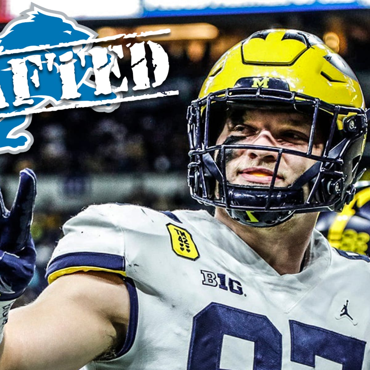 Lions select Michigan DE Aidan Hutchinson with No. 2 pick of 2022 NFL Draft