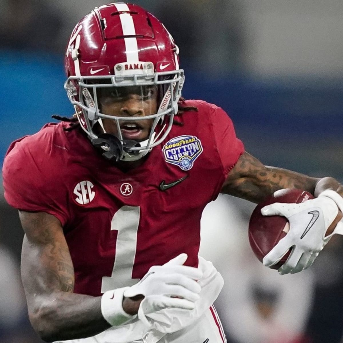 Former Alabama WR Jameson Williams drafted No. 12 overall by Detroit Lions