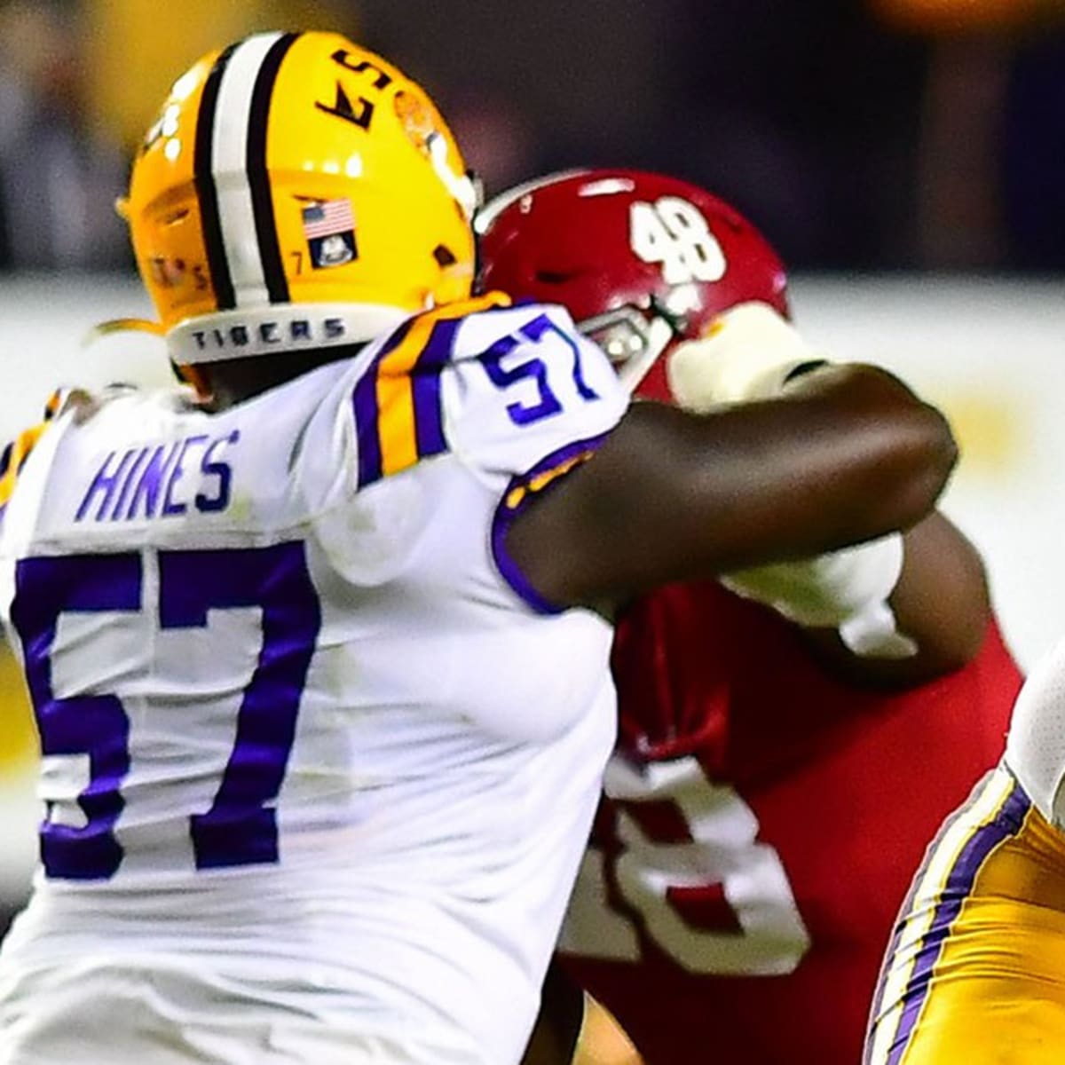 New England Patriots pick LSU's Chasen Hines in 2022 NFL Draft