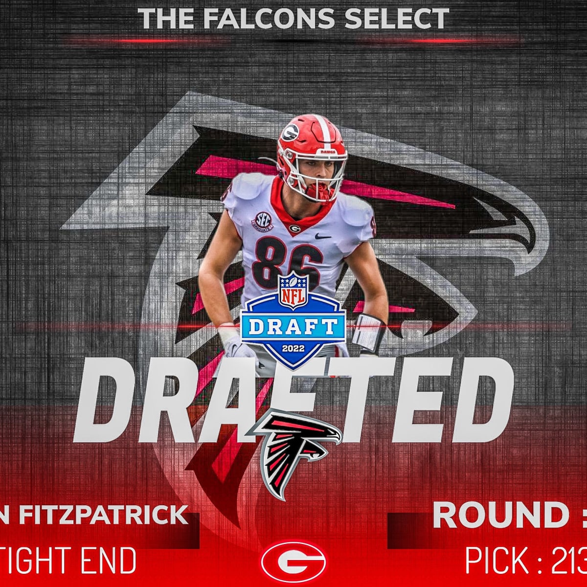 John Fitzpatrick Drafted By Atlanta Falcons - Sports Illustrated Georgia  Bulldogs News, Analysis and More