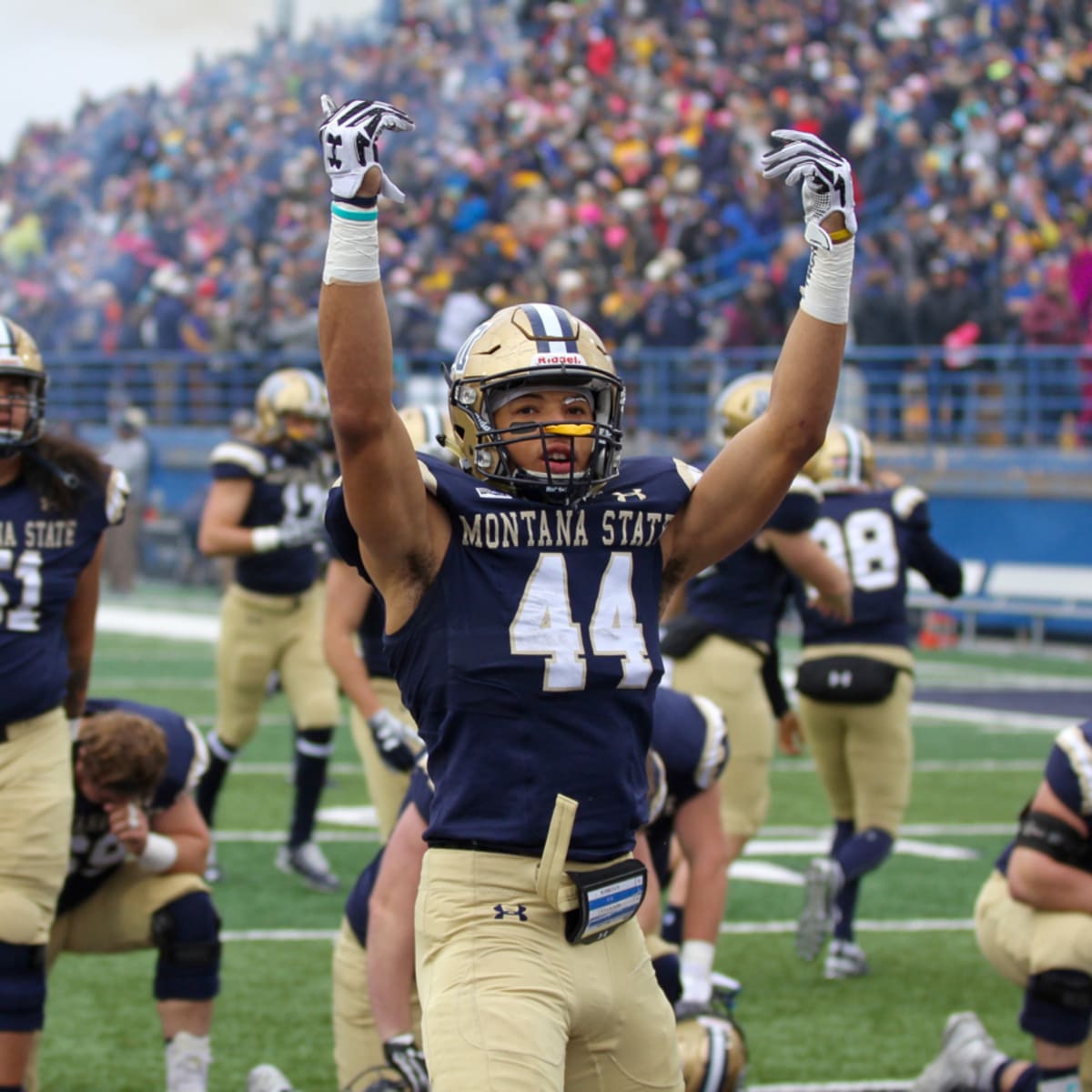 WATCH: LA Rams Select Montana St. LB Daniel Hardy at No. 235 in