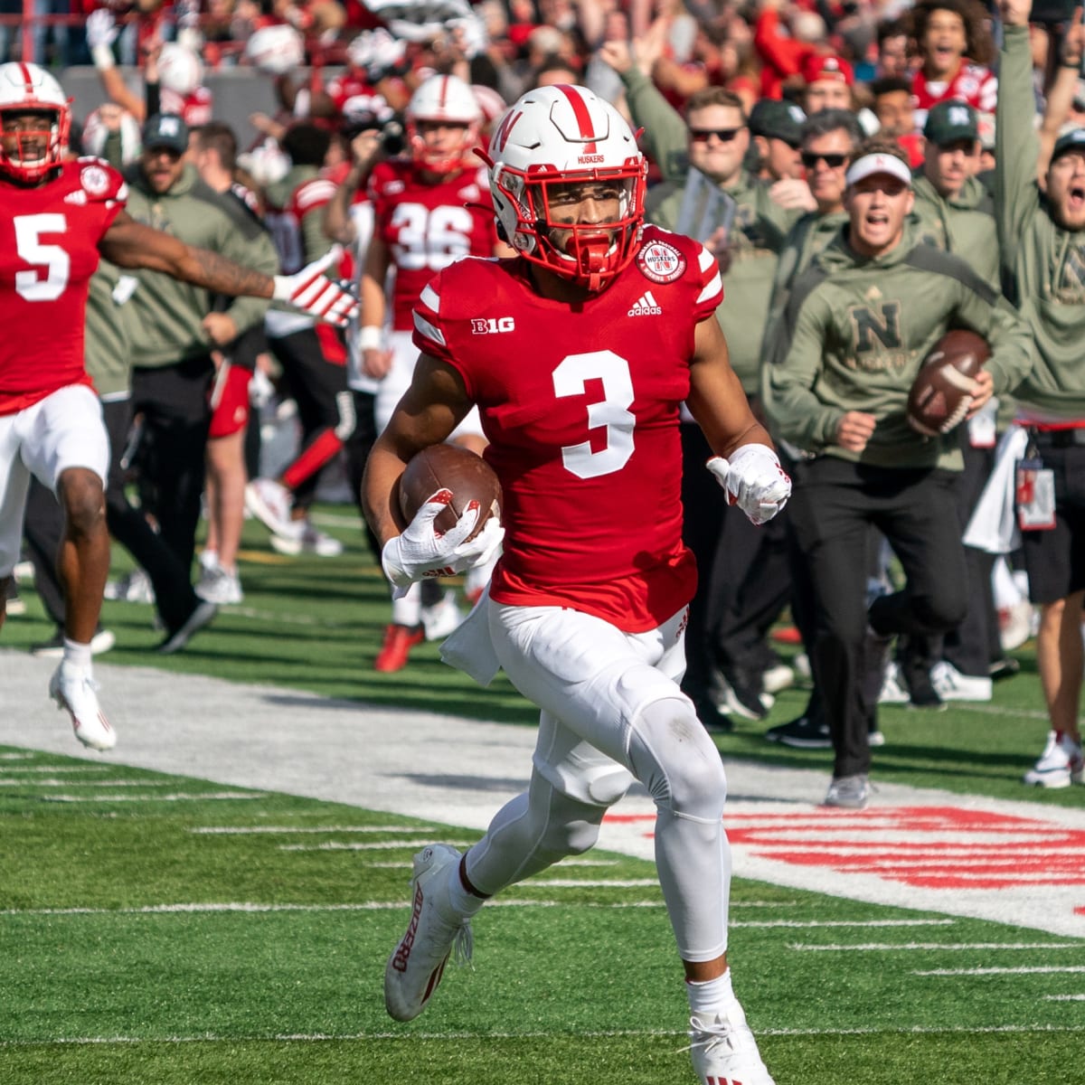 Nebraska wide receiver Samori Toure drafted by the Green Bay Packers