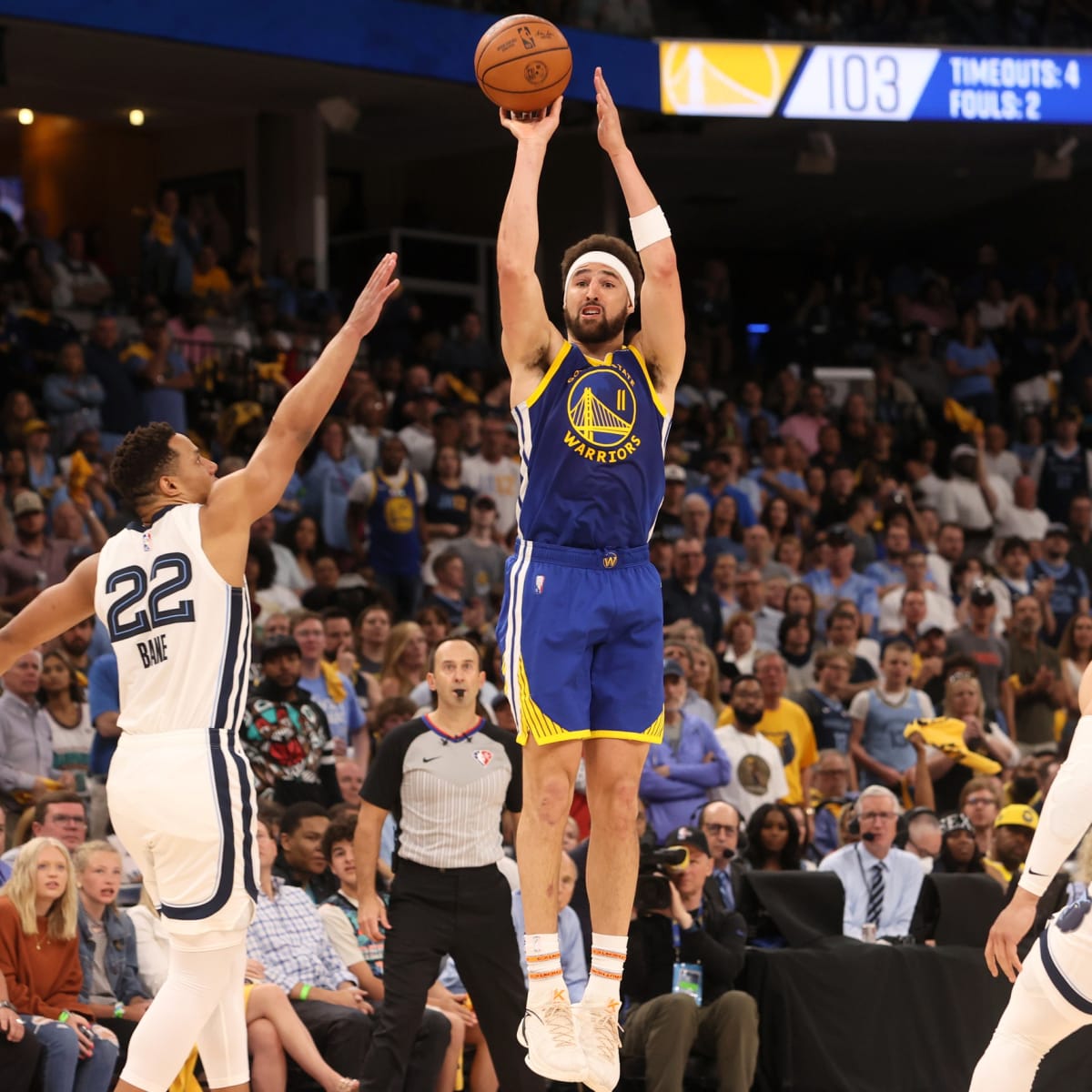 Golden State Warriors Klay Thompson The Klay Game NBA Playoffs All