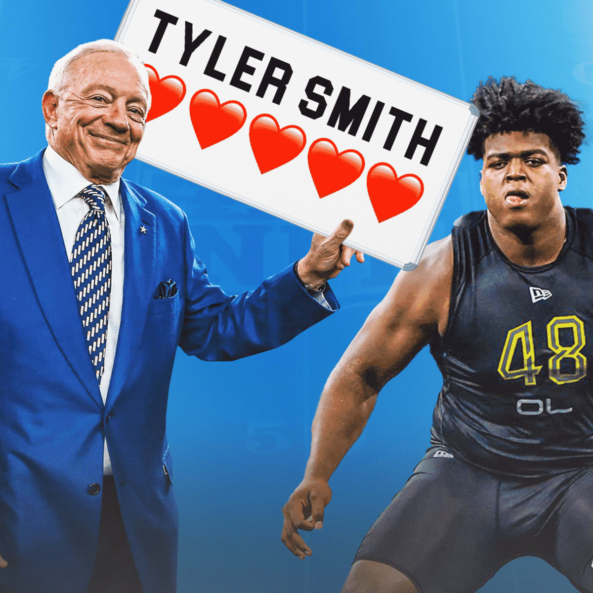 Dallas Cowboys reach in a big way on Tulsa's Tyler Smith