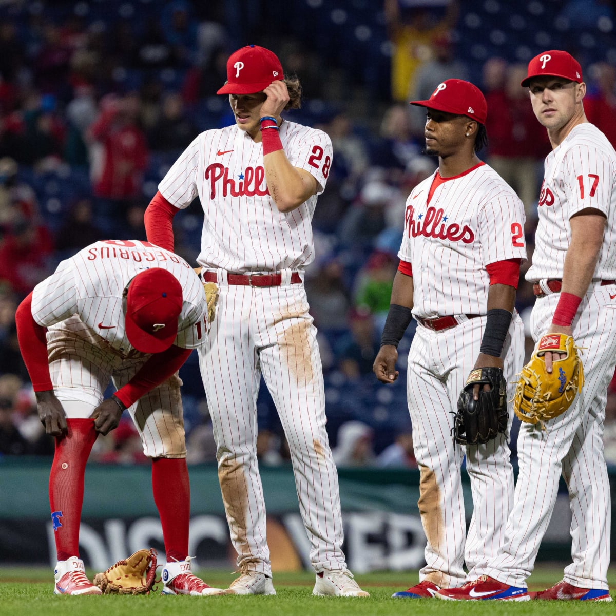 Philadelphia Phillies Lineup Gets Major Shake-Up Ahead of Texas Rangers  Series, Alec Bohm Kyle Schwarber Lead Off - Sports Illustrated Inside The  Phillies