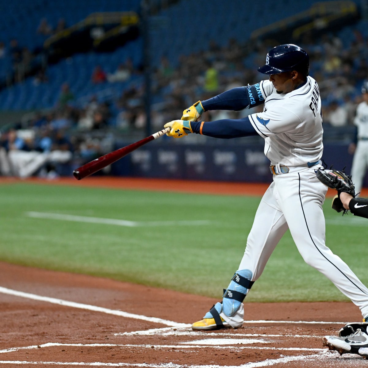 Wander Franco flips ground ball to himself, Wander's smooth with it, By  Tampa Bay Rays