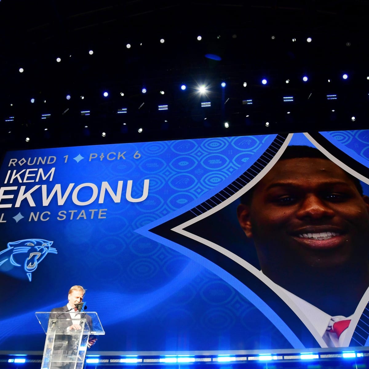 Carolina Panthers draft Ikem Ekwonu sixth overall in 2022 NFL Draft