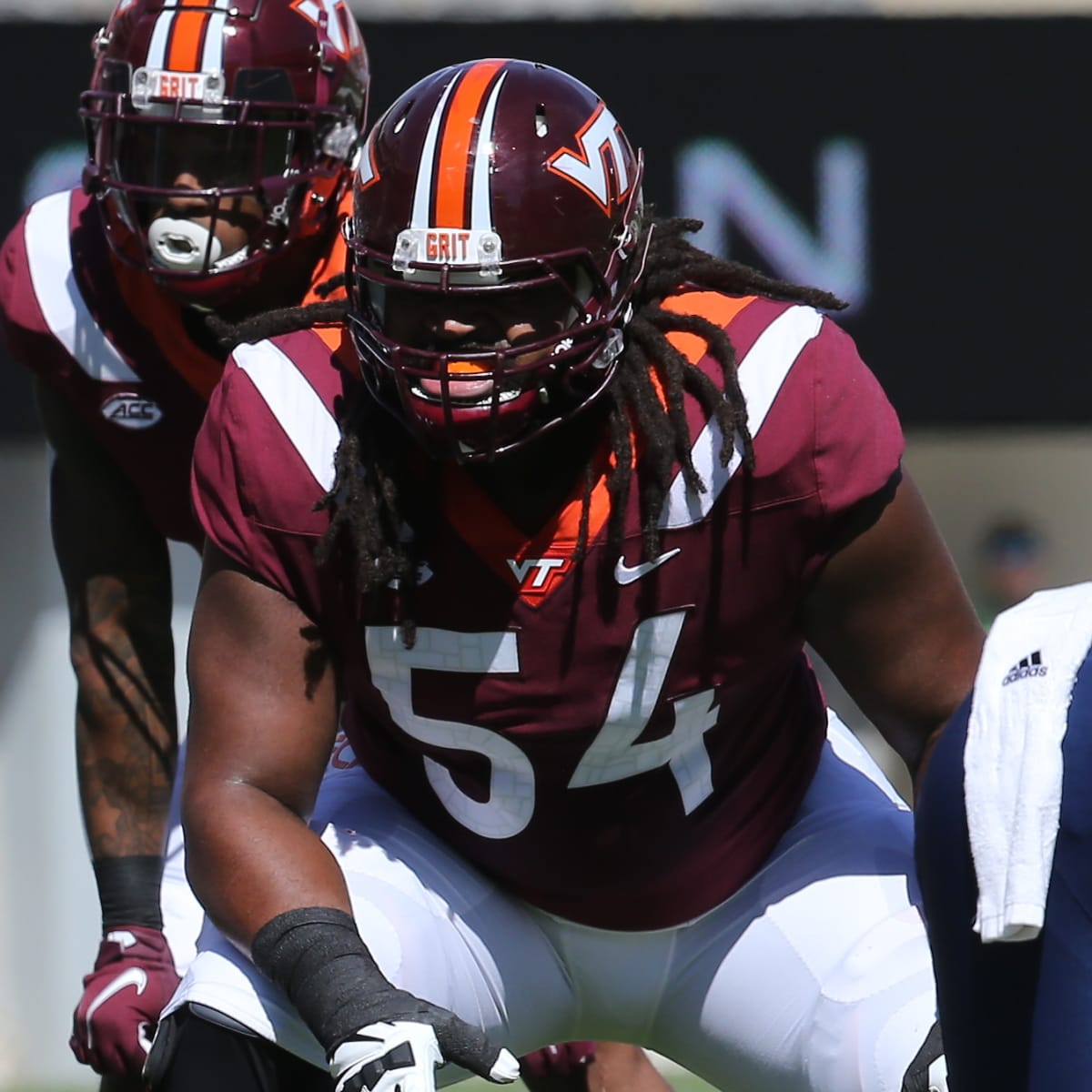 Virginia Tech OL Lecitus Smith selected by the Arizona Cardinals