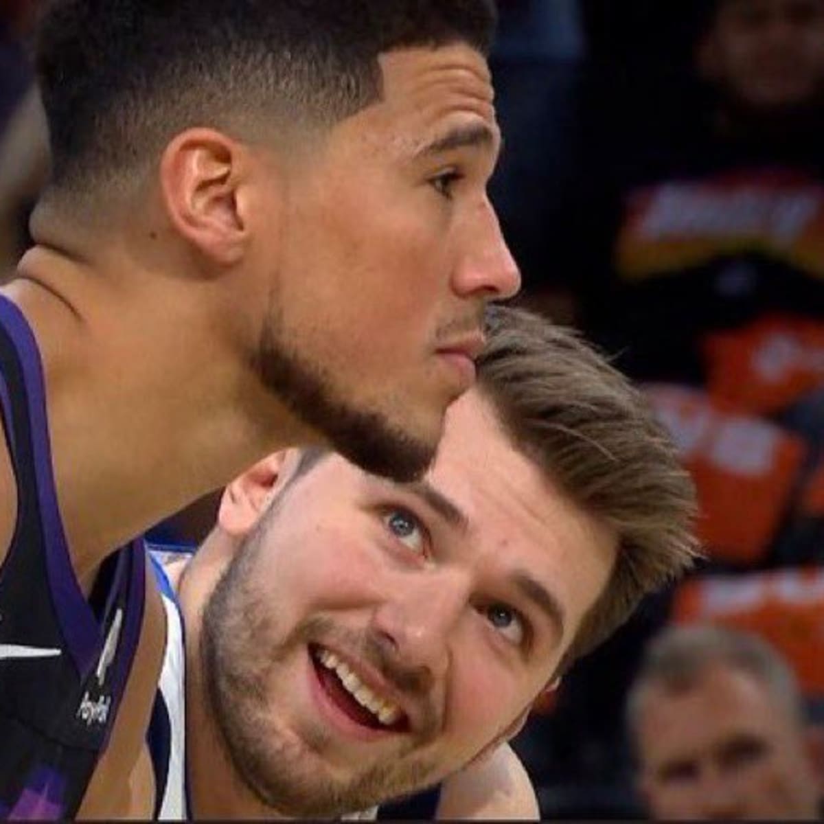 Luka Doncic sends Devin Booker a message for next time they meet