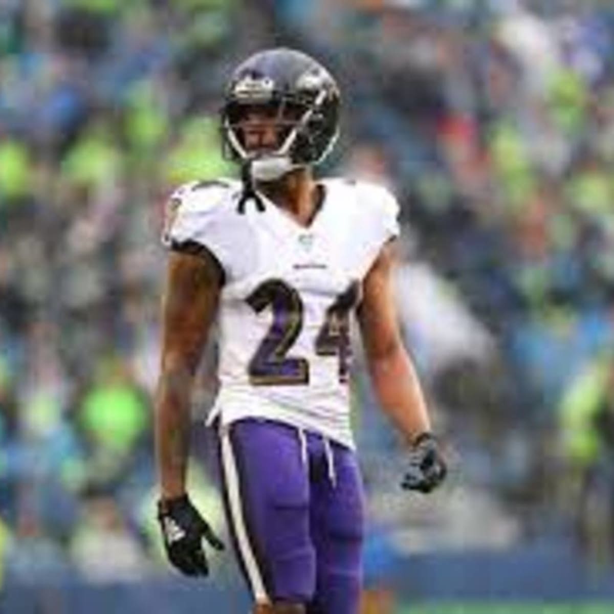 October 4, 2020: Baltimore Ravens cornerback Marcus Peters (24) in