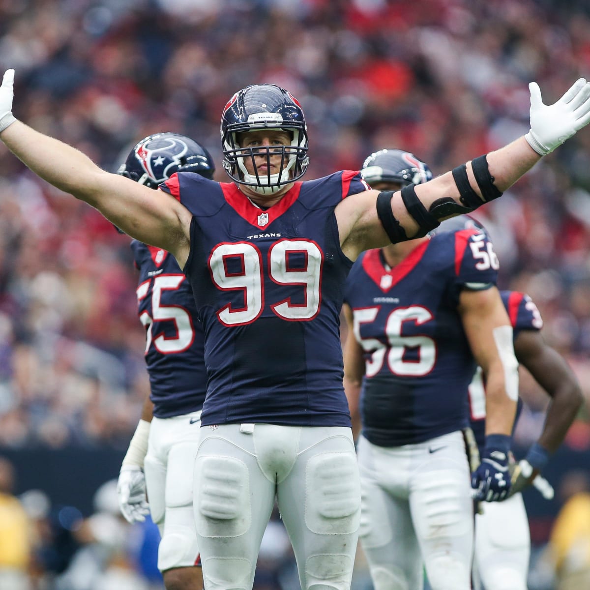 J.J. Watt will wear No. 99 with Cardinals despite number being retired