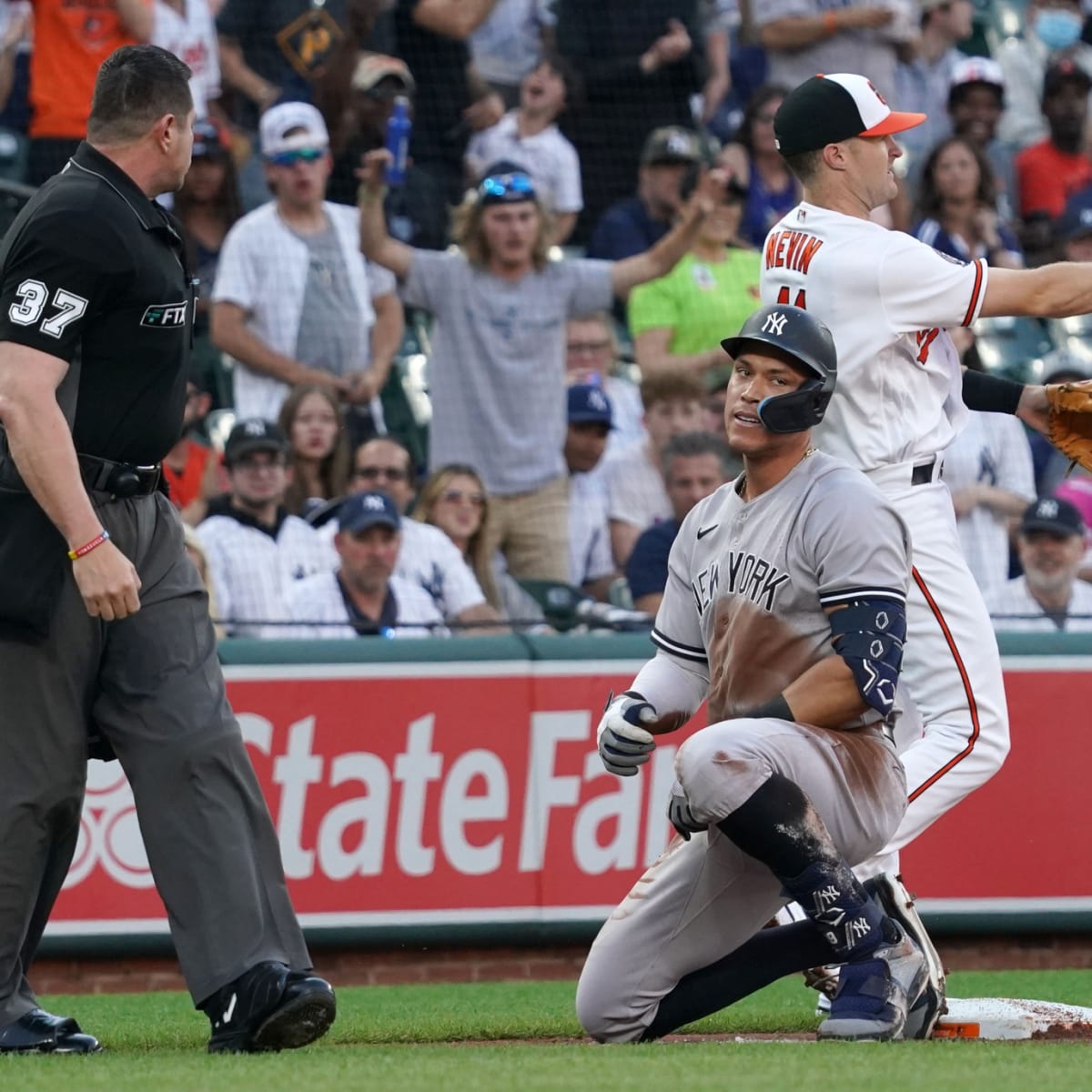Here we go again: Yankees' Aaron Judge hurt, sits vs. Orioles