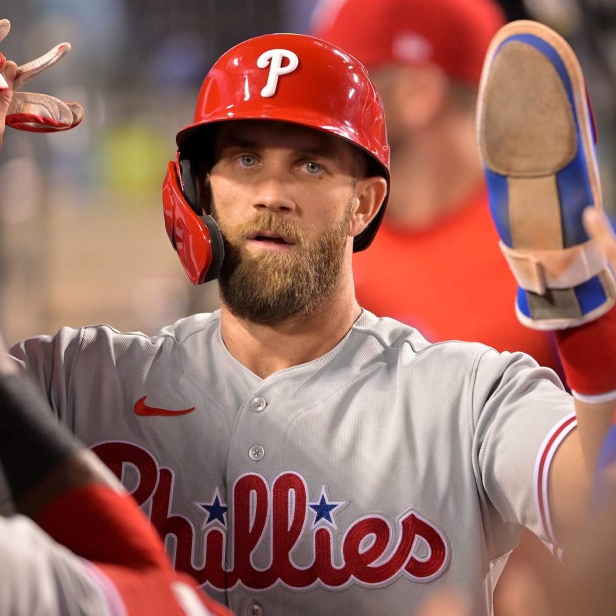 Bryce Harper strikeout: Phillies star never takes the bat off his shoulder  in baffling at-bat - DraftKings Network