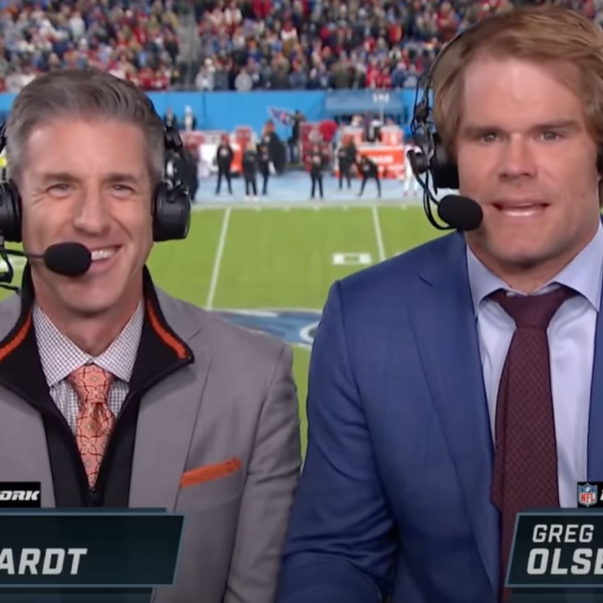 Kevin Burkhardt and Greg Olsen credited with saving NFC