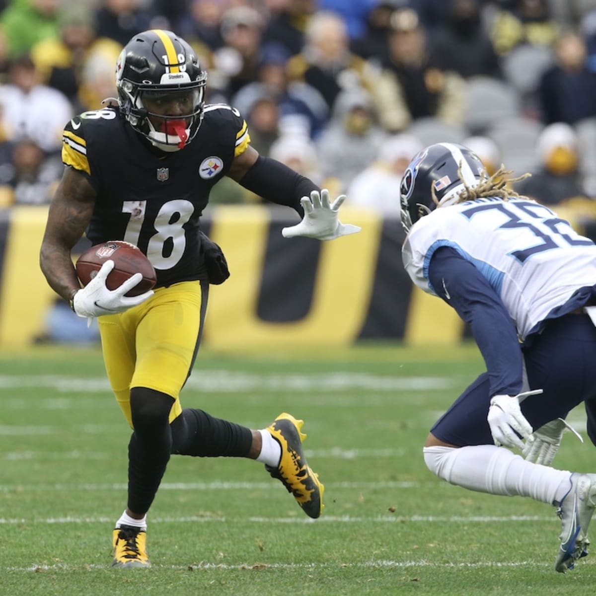 Diontae Johnson isn't fully participating in Steelers training camp - NBC  Sports