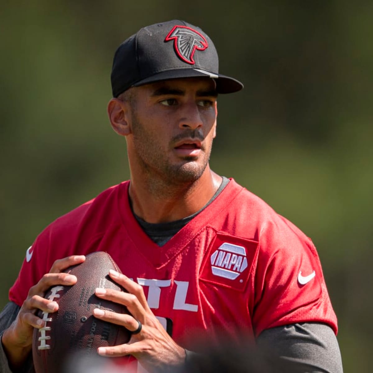 Marcus Mariota Reveals New Number For Atlanta Falcons - Sports Illustrated  Atlanta Falcons News, Analysis and More