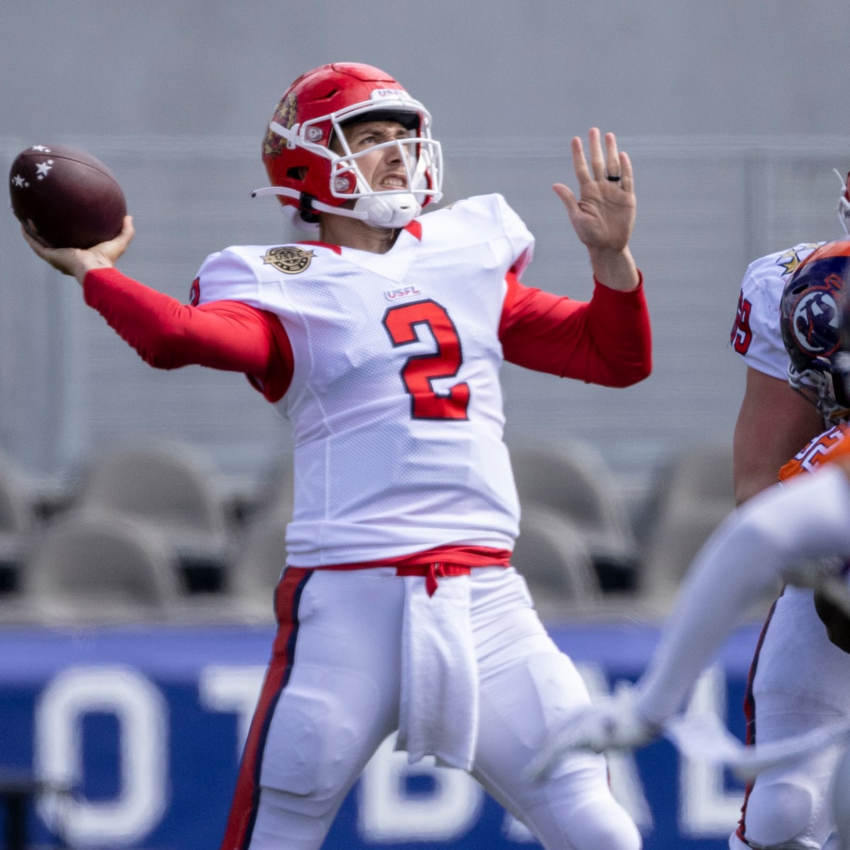 Houston Gamblers QB Clayton Thorson, the USFL's 'emerging star'