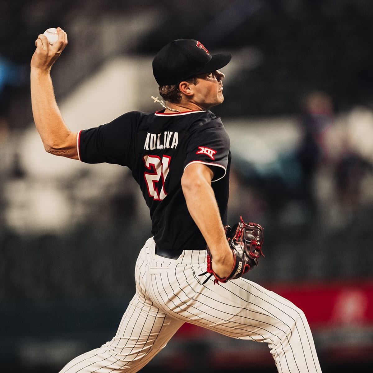 Mason Molina, No. 1 starter for Texas Tech baseball team