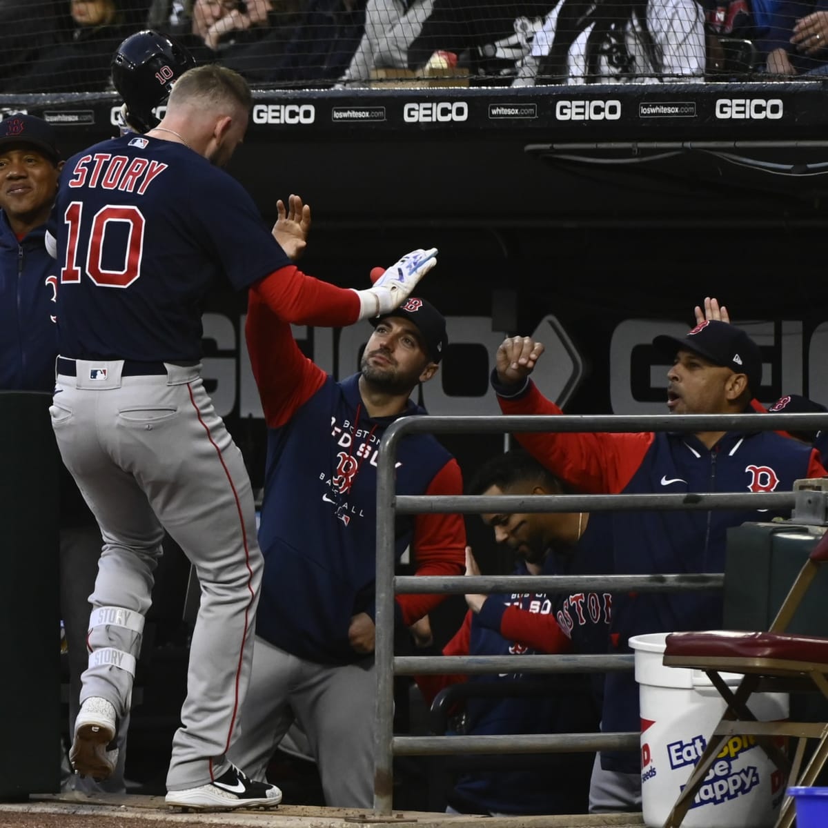 WATCH: Trevor Story Hits Third Home Run of Night for Red Sox Against  Mariners - Fastball