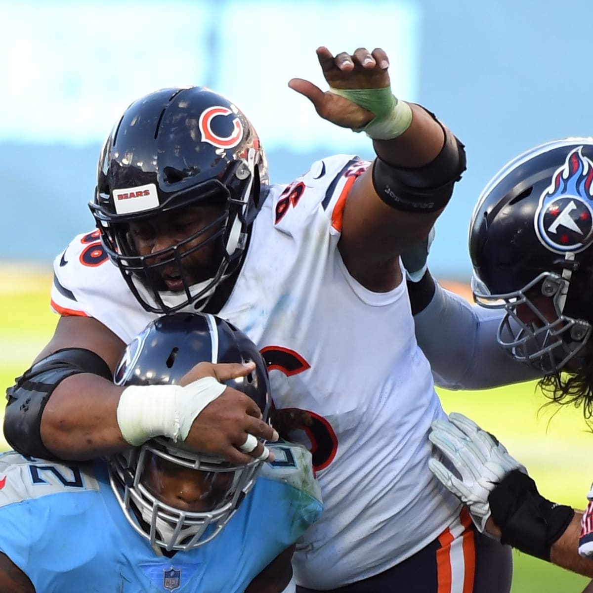 Chicago, Illinois, USA. 30th Sep, 2018. - Bears #96 Akiem Hicks