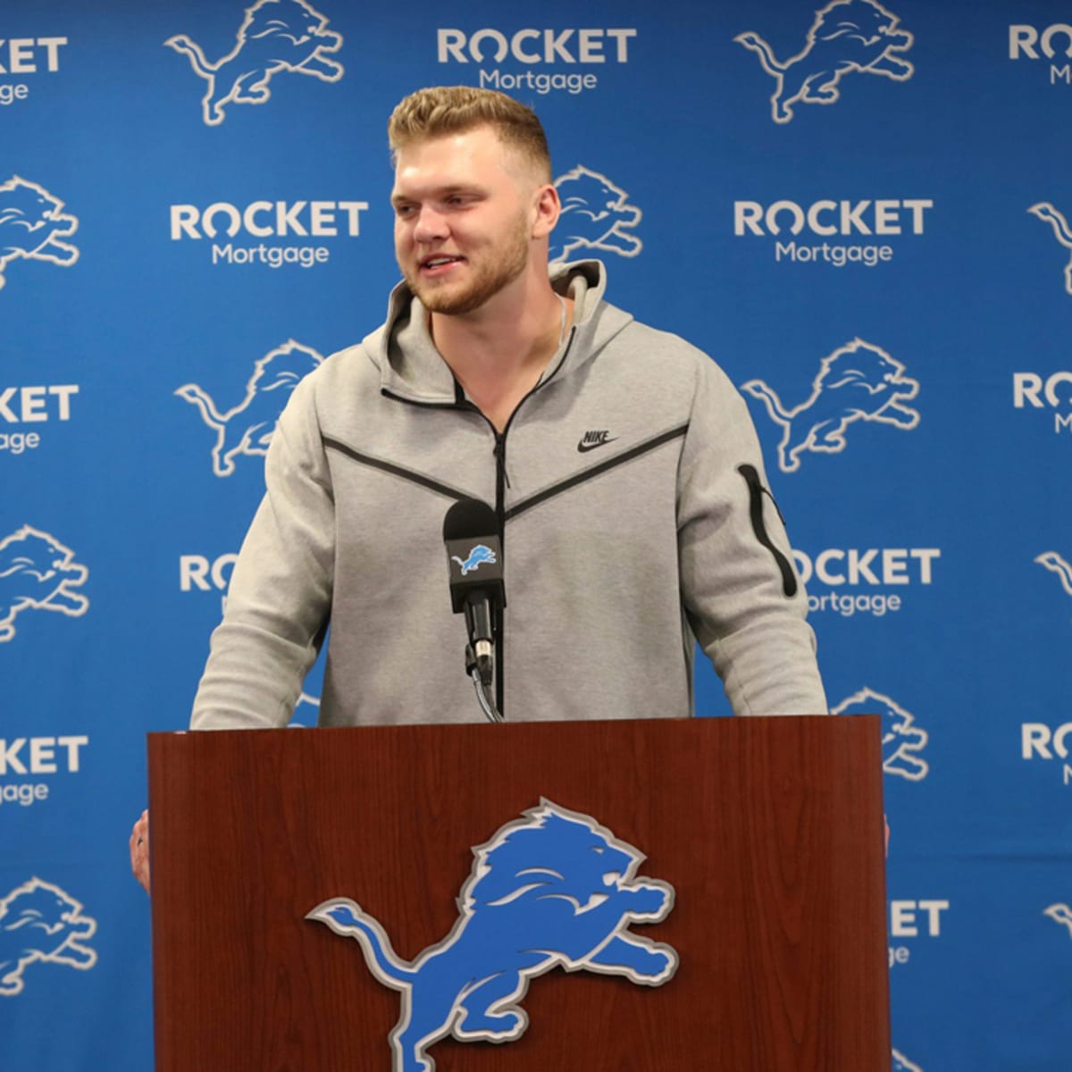 New Detroit Lions coaches waste no time to talk up Aidan Hutchinson