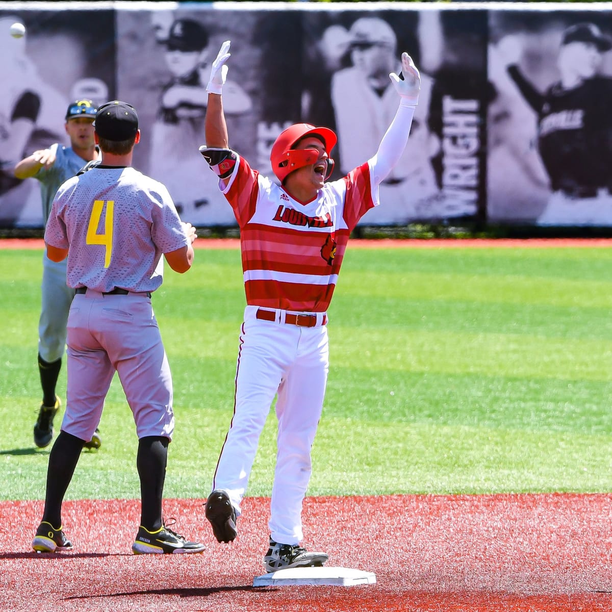 Louisville Cardinals - What a night for University of Louisville Baseball!!!  They get the 14-5 win over #15 Texas A&M in the #ShrinersCollegeClassic.  #GoCards