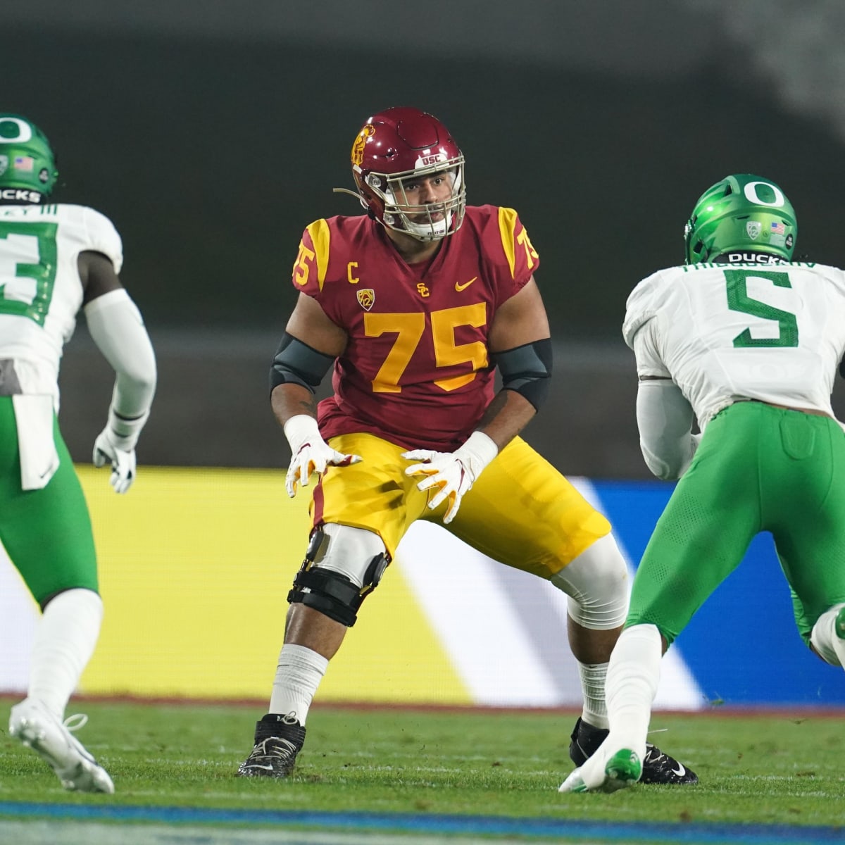 Alijah Vera-Tucker hypes up possible New York Jets draft target