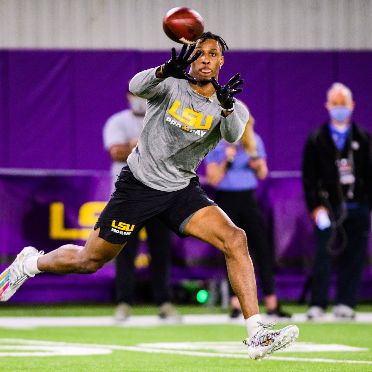 LSU's Terrace Marshall lands with Carolina Panthers and joe Brady