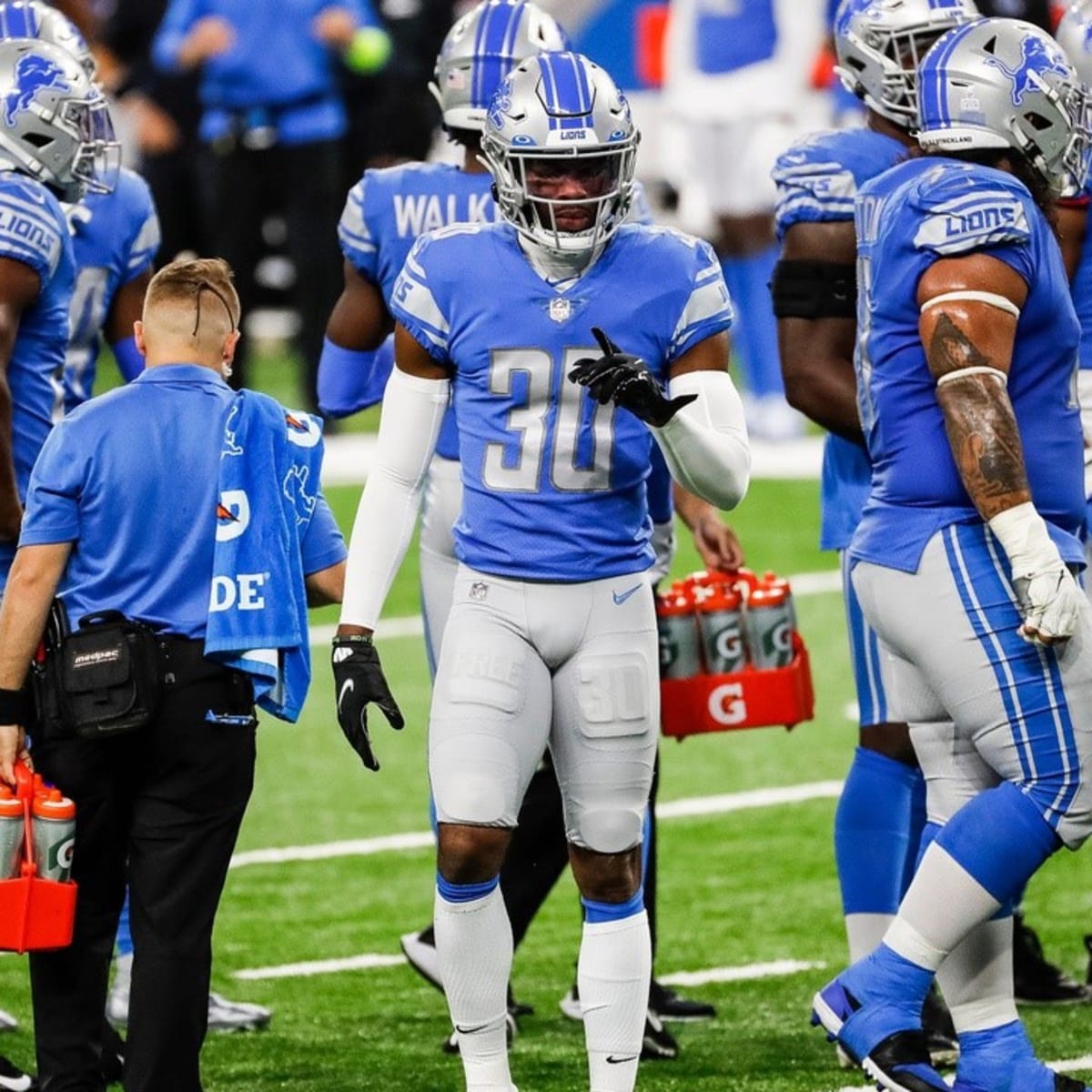 Lions trading CB Jeff Okudah to Falcons for 2023 fifth-round pick