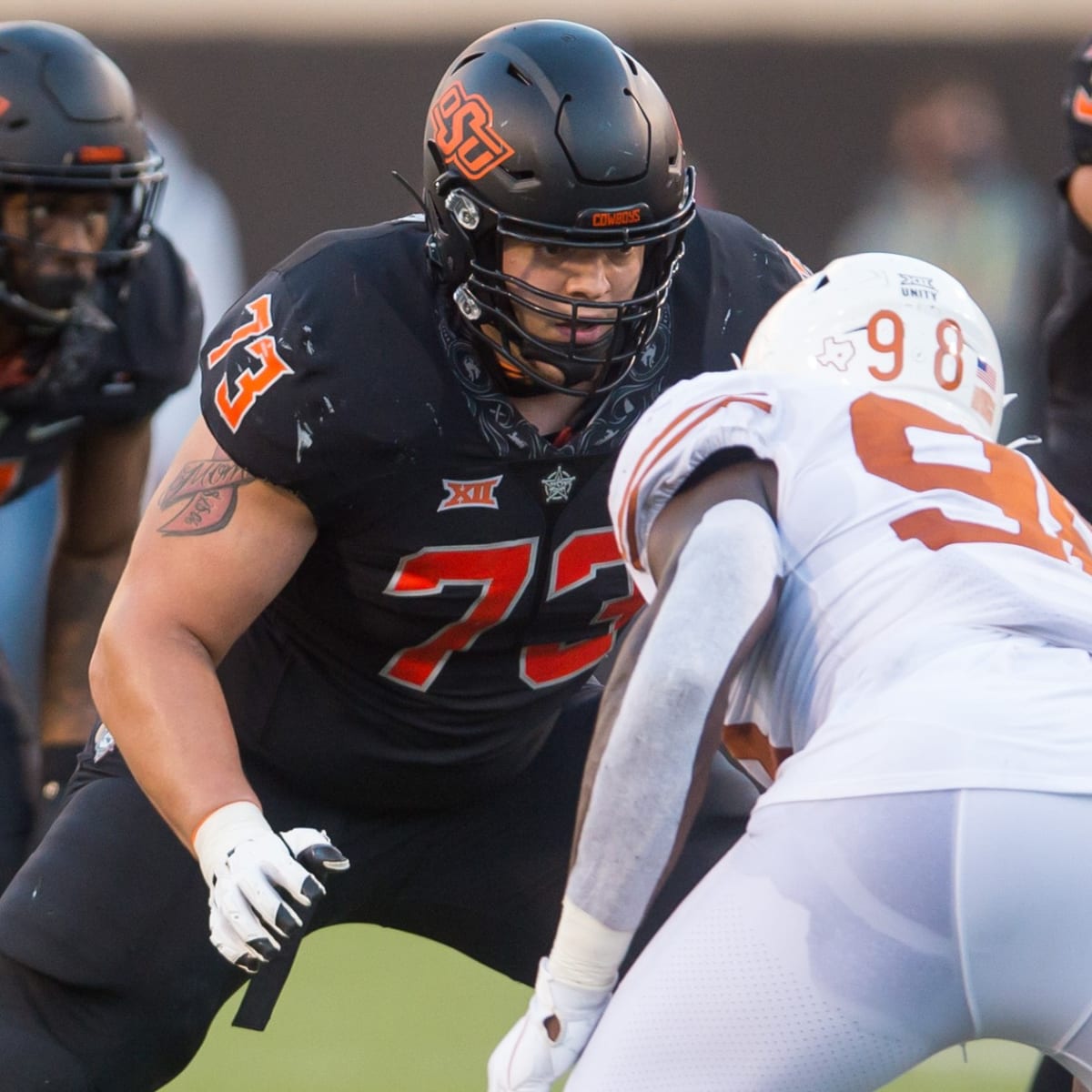 Former OSU offensive lineman Teven Jenkins gets drafted by the