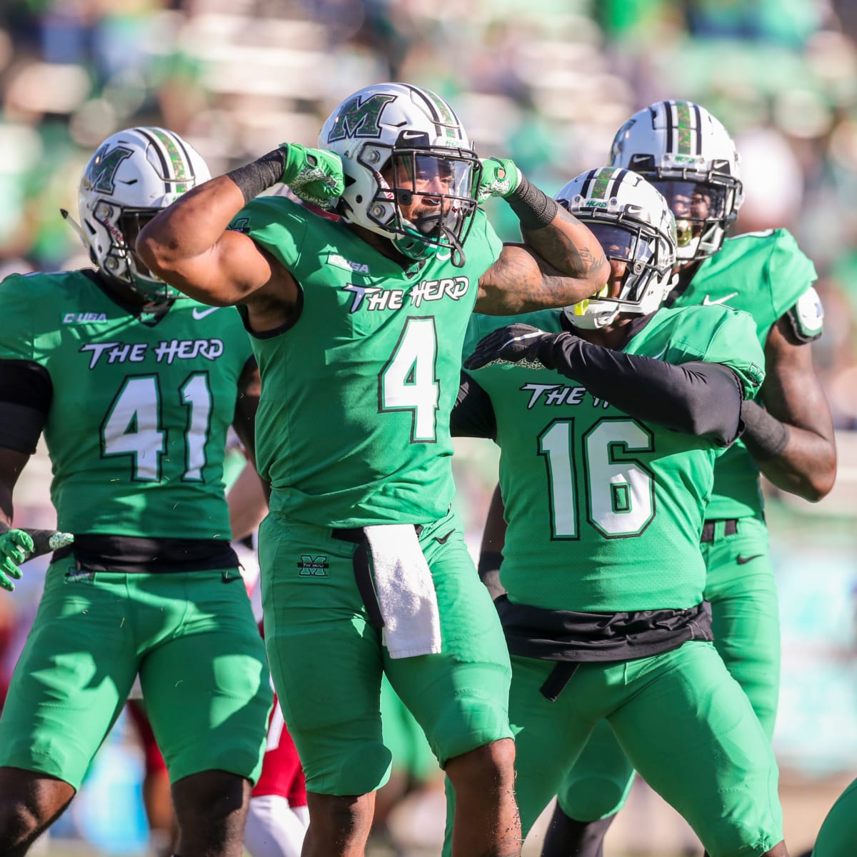 January 28, 2021 - Marshall Thundering Herd linebacker Tavante