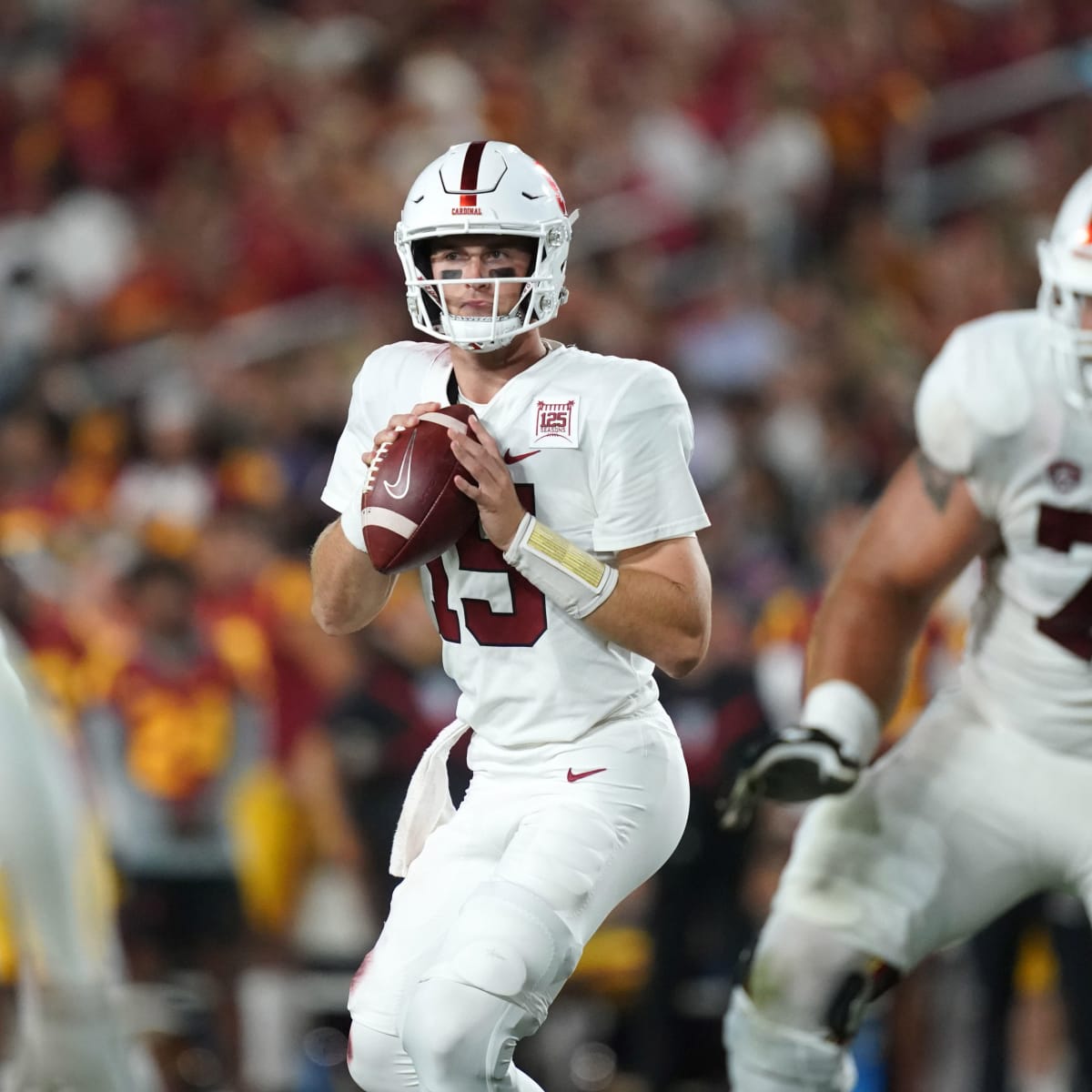 Cardinal quarterback Davis Mills runs unofficial 4.58 second 40-yard dash  at Stanford pro day