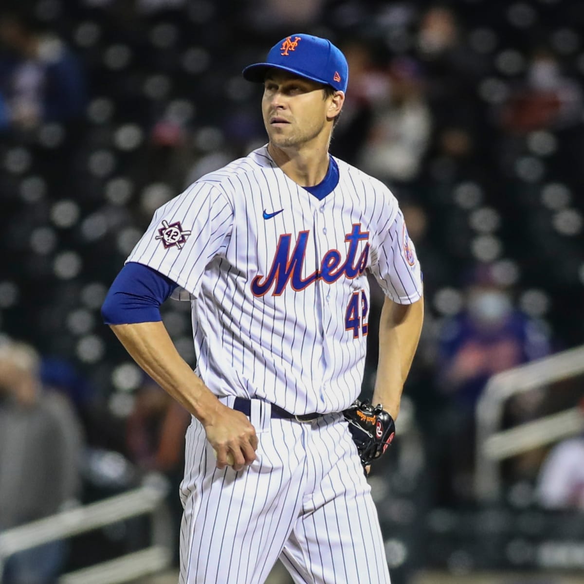 MLB - 15 strikeouts! 😳 Jacob deGrom has set a new career
