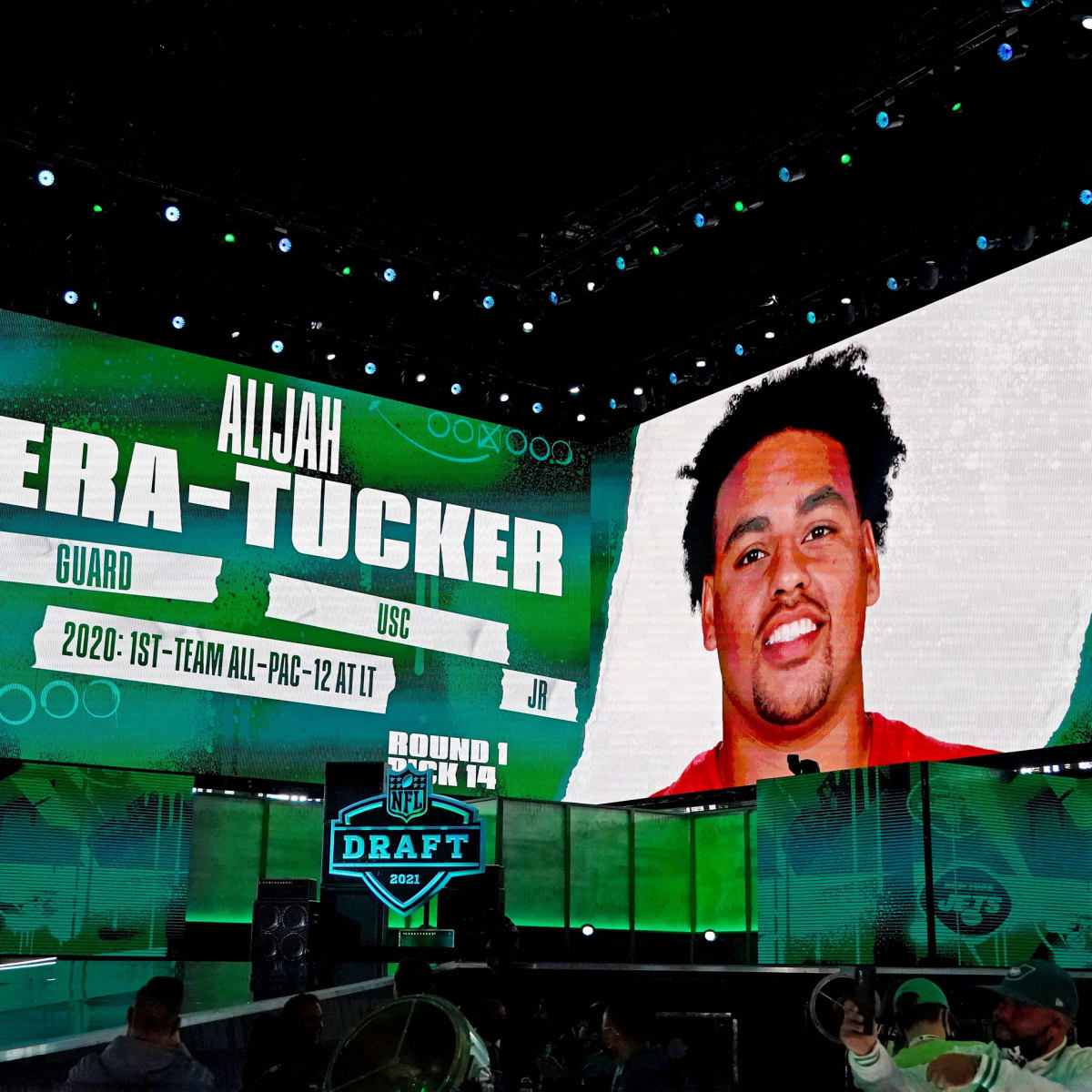 NFL Draft 2021: Jets' Alijah Vera-Tucker can't wait to block for