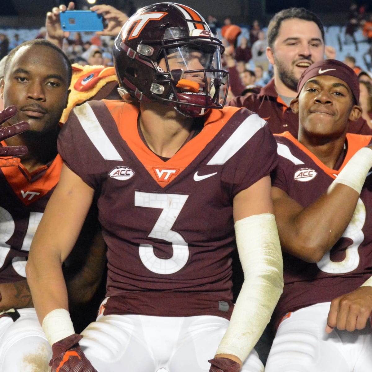 NFL - Virginia Tech CB Caleb Farley goes to the Tennessee Titans with the  No. 22 overall pick! 