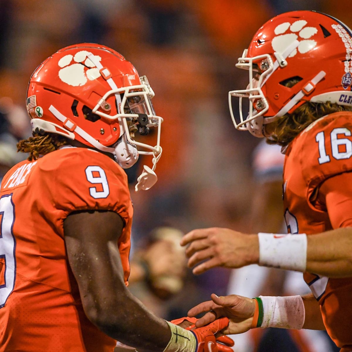 Trevor Lawrence Travis Etienne Clemson Tigers Signed 8x10 Photo reprint